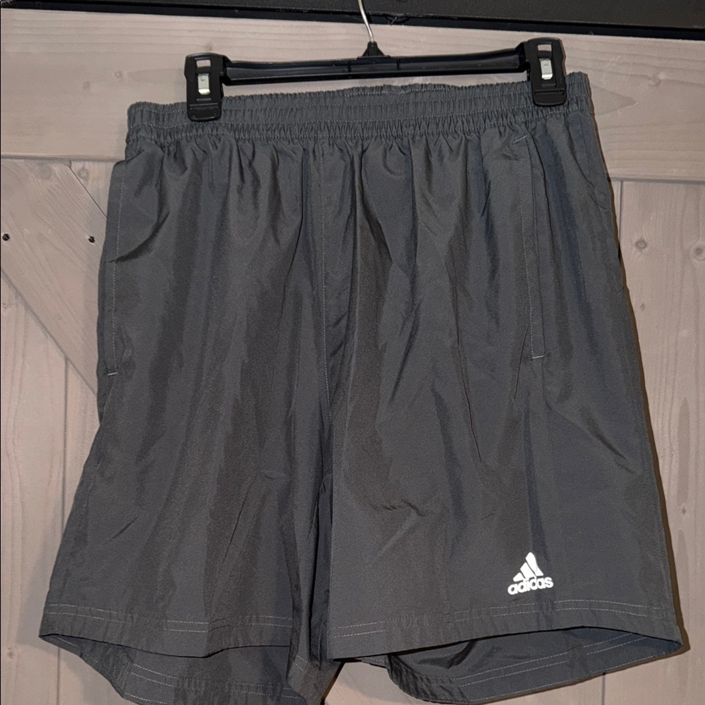 Adidas Men's Dark Gray Athletic Shorts